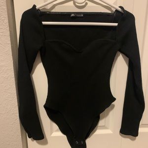 Women Zara black bodysuit L